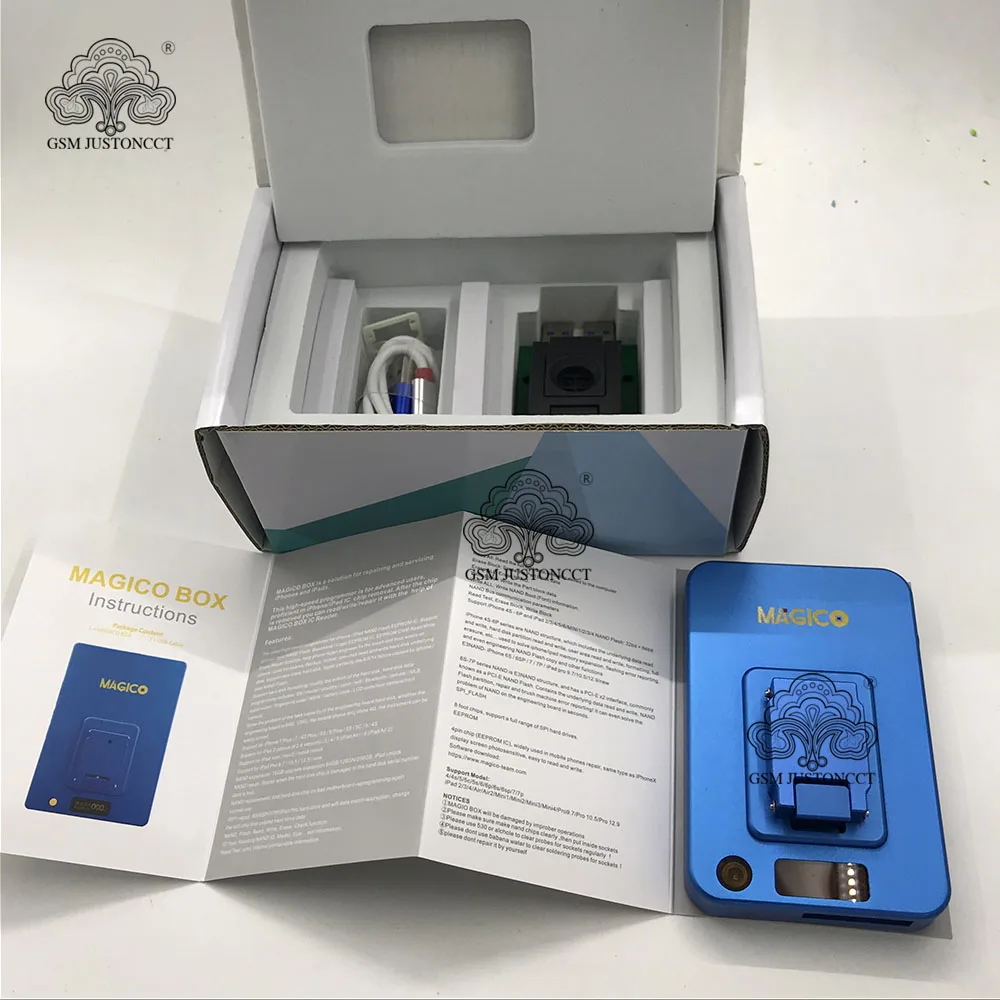 Magico Box Read & Write Nand HDD Programmer Replace IP BOX 2th Programmer + Photosensitive Repair for iPhone & iPad Motherboard
Magico Box Read & Write Nand HDD Programmer Replace IP BOX 2th Programmer + Photosensitive Repair for iPhone & iPad Motherboard