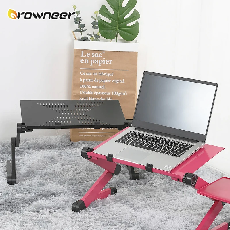 Portable Folding Computer Table Aluminum Plastic Fully Adjustable Laptop Desk 360 Degree Venting Hole Stand Side Table Furniture
Portable Folding Computer Table Aluminum Plastic Fully Adjustable Laptop Desk 360 Degree Venting Hole Stand Side Table Furniture