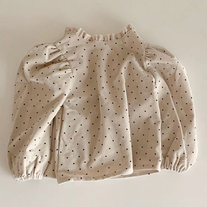 2021 Fashion Autumn Newborn Baby Clothes Infant Girls Long Sleeve Top Cute Children Polka Dots Corduroy Shirt For Kids Princess 
2021 Fashion Autumn Newborn Baby Clothes Infant Girls Long Sleeve Top Cute Children Polka Dots Corduroy Shirt For Kids Princess