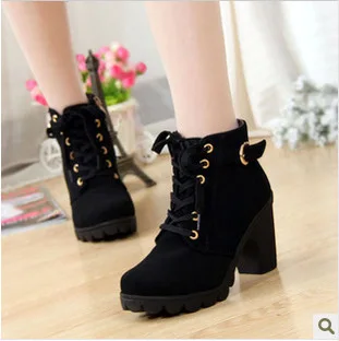 NEW Women ankle boots autumn women shoes high heels 8.5 cm lace-up women boots boots plus size women shoes platform boots
NEW Women ankle boots autumn women shoes high heels 8.5 cm lace-up women boots boots plus size women shoes platform boots