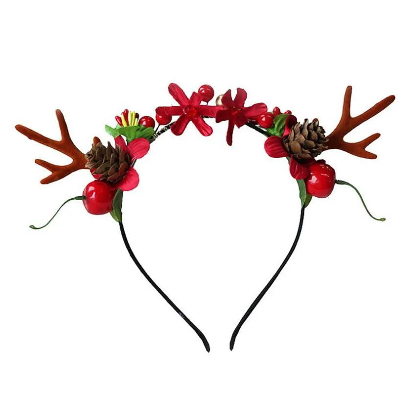 Handmade Reindeer Antlers Headband Christmas Deer Ear Flower Illuminate Crown Hair Clip Party Hairband Wedding Jewelry Gift
Handmade Reindeer Antlers Headband Christmas Deer Ear Flower Illuminate Crown Hair Clip Party Hairband Wedding Jewelry Gift