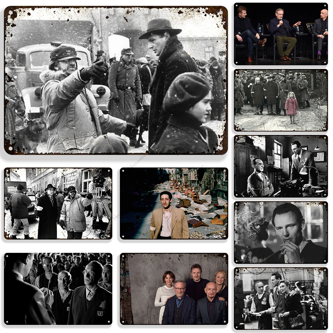 1993 г., американский фильм «Список Schindler», ВИНТАЖНЫЙ ПЛАКАТ, металлический жестяной знак, настенный Декор для дома, бара, металлический плакат...
1993 г., американский фильм «Список Schindler», ВИНТАЖНЫЙ ПЛАКАТ, металлический жестяной знак, настенный Декор для дома, бара, металлический плакат...