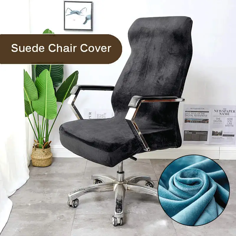 With Zipper Suede Elastic All-inclusive Thickening Plus Velvet Cinema Office Staff Turn Chair Cover Home Computer Chair Cover
With Zipper Suede Elastic All-inclusive Thickening Plus Velvet Cinema Office Staff Turn Chair Cover Home Computer Chair Cover