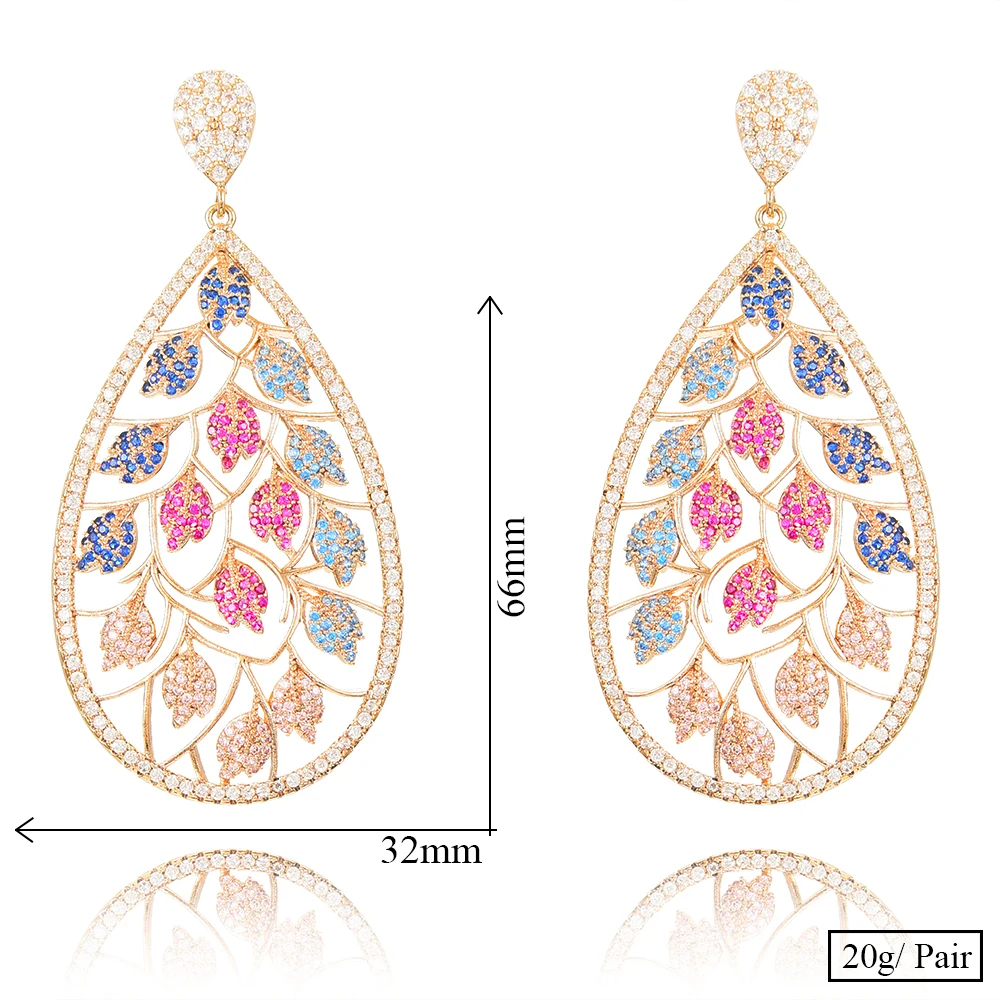 Siscathy Fashion Jewelry Colorful Water Drop Brazilian Women Earrings Cubic Zircon Earrings For Women Wedding Party Accessories
Siscathy Fashion Jewelry Colorful Water Drop Brazilian Women Earrings Cubic Zircon Earrings For Women Wedding Party Accessories