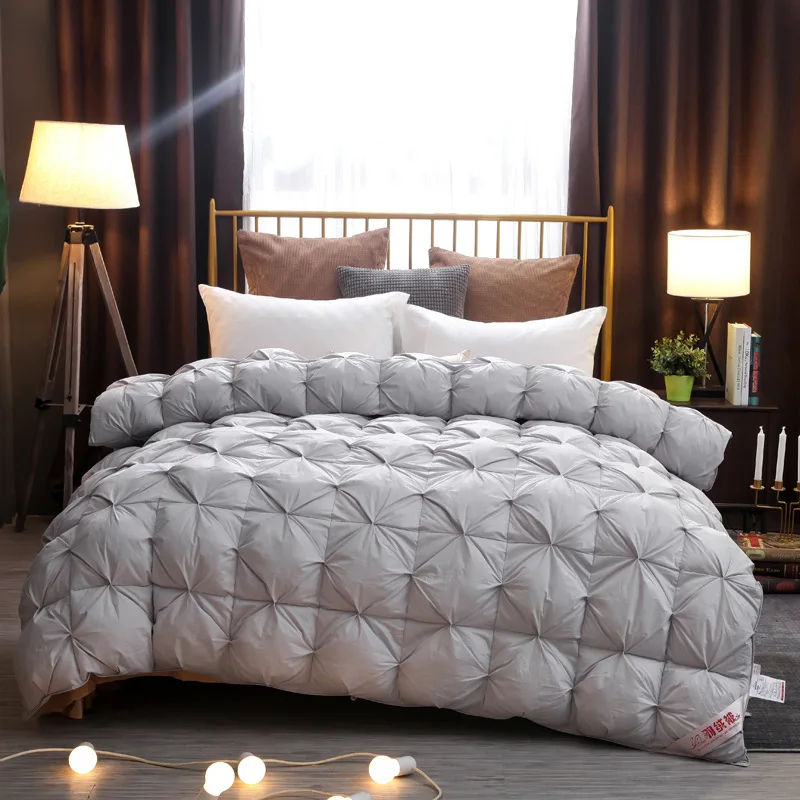 Luxury Goose Down Duvet Quilted Quilt King Queen Full Size Comforter Winter Thick Blanket Five Star Hotel Stitching Home Quilts
Luxury Goose Down Duvet Quilted Quilt King Queen Full Size Comforter Winter Thick Blanket Five Star Hotel Stitching Home Quilts