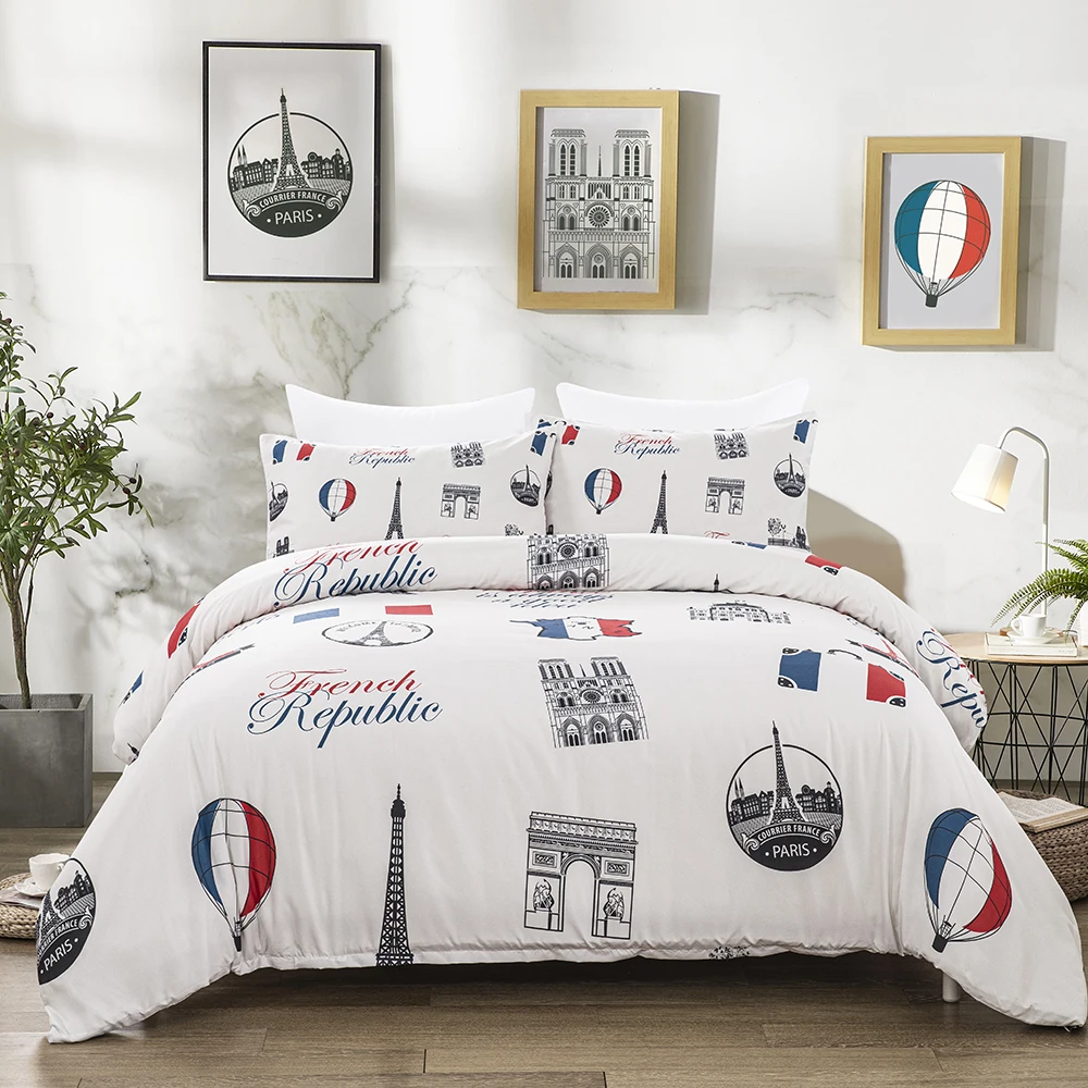 2020 French Stamp Bedding sets Design Hot Sale Duvet Cover Sets Queen/Twin/King Size Decoration For Home
2020 French Stamp Bedding sets Design Hot Sale Duvet Cover Sets Queen/Twin/King Size Decoration For Home