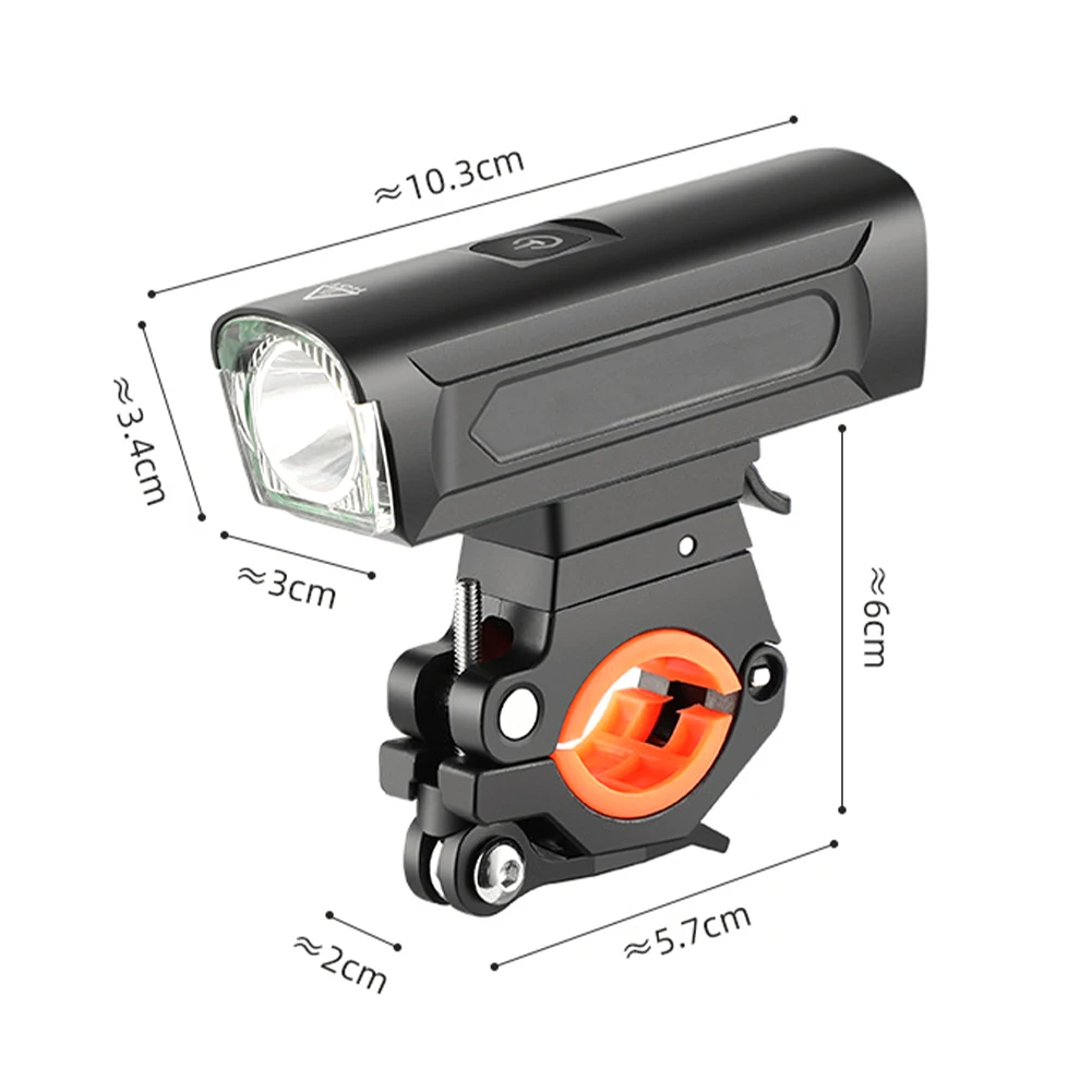 Bike Light Rechargeable IPX6 Waterproof Bicycle Front Light with Adjustable Bracket Headlight
Bike Light Rechargeable IPX6 Waterproof Bicycle Front Light with Adjustable Bracket Headlight