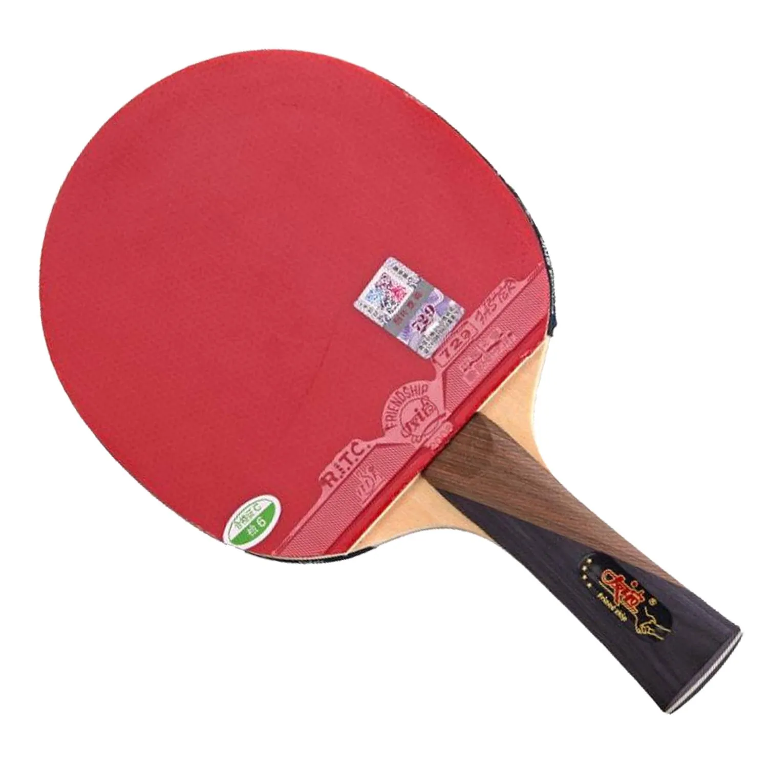 

Original 729 4 stars finished racket gold 4 stars loop with fast attack table tennis racket ping pong gift one case