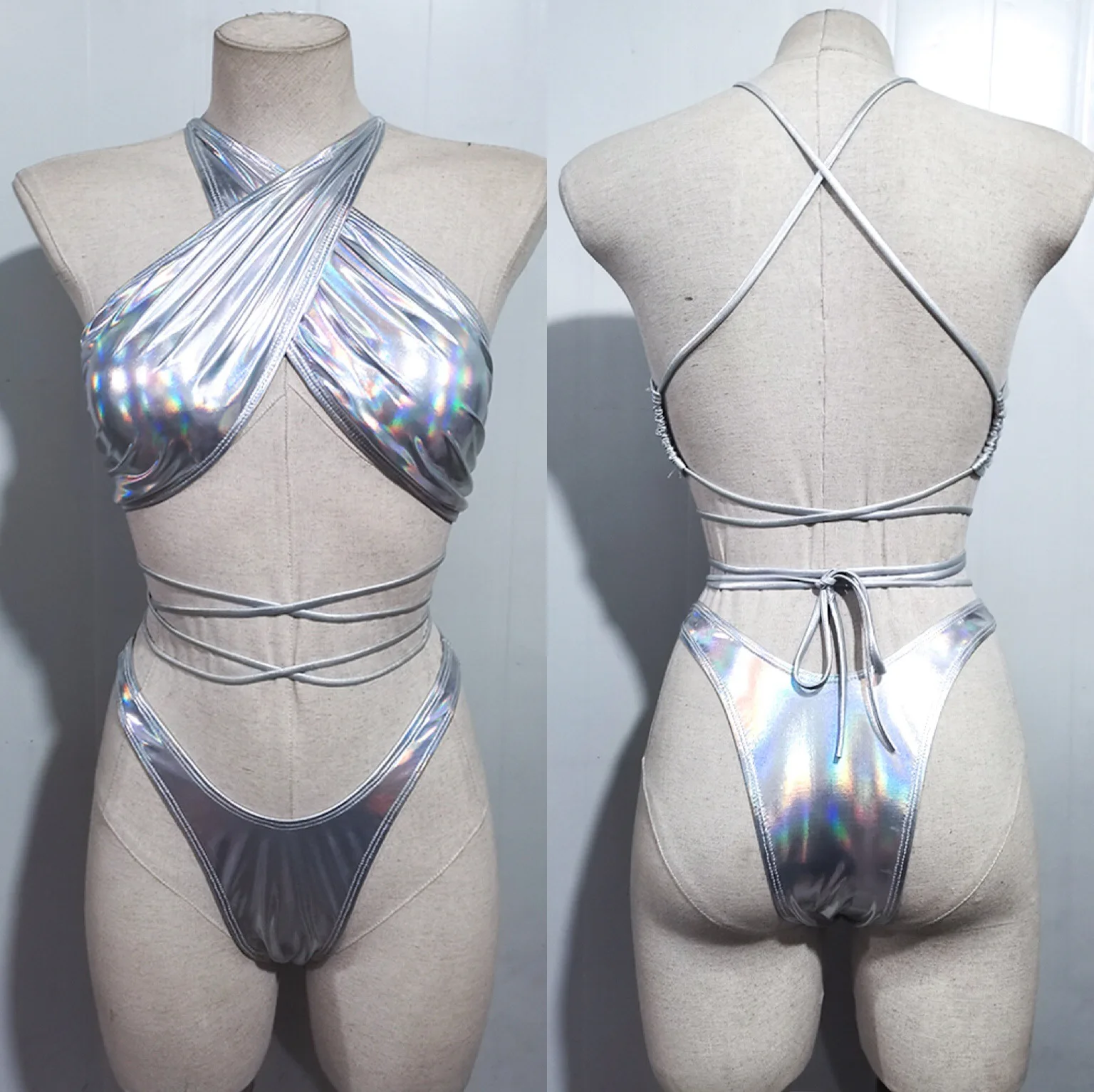 Oluolin Women Sexy Bandage Bikini Set 2021 Fashion Swimwear Swimsuit Female Two-pieces Set Bathing Suit Summer Beach Wear
Oluolin Women Sexy Bandage Bikini Set 2021 Fashion Swimwear Swimsuit Female Two-pieces Set Bathing Suit Summer Beach Wear