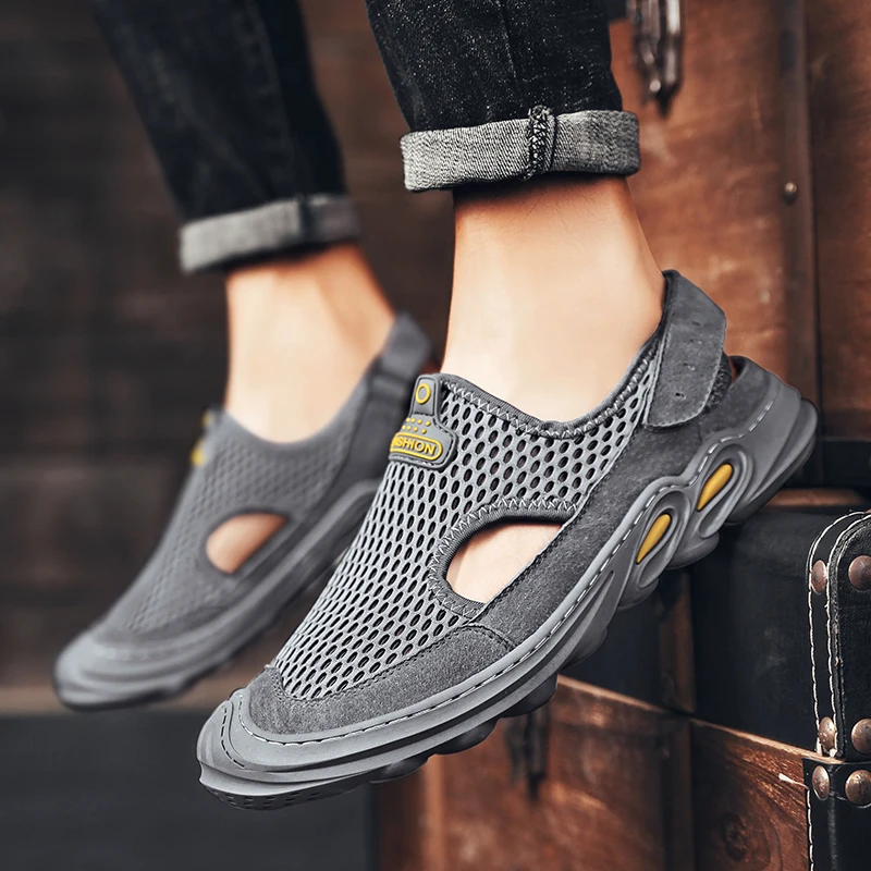 Summer Breathable Men Running Shoe Sneakers Breathable Mesh Shoes Slip On Fashion Men Men's Air Sandalias Transpirables Work
Summer Breathable Men Running Shoe Sneakers Breathable Mesh Shoes Slip On Fashion Men Men's Air Sandalias Transpirables Work
