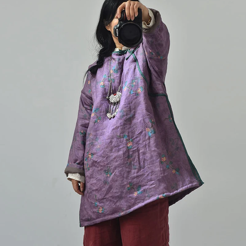 Johnature Women Vintage Parkas Ramie Print Floral Coats Original 2020 Winter Pullover Chinese Style Female Clothes Button Coats
Johnature Women Vintage Parkas Ramie Print Floral Coats Original 2020 Winter Pullover Chinese Style Female Clothes Button Coats