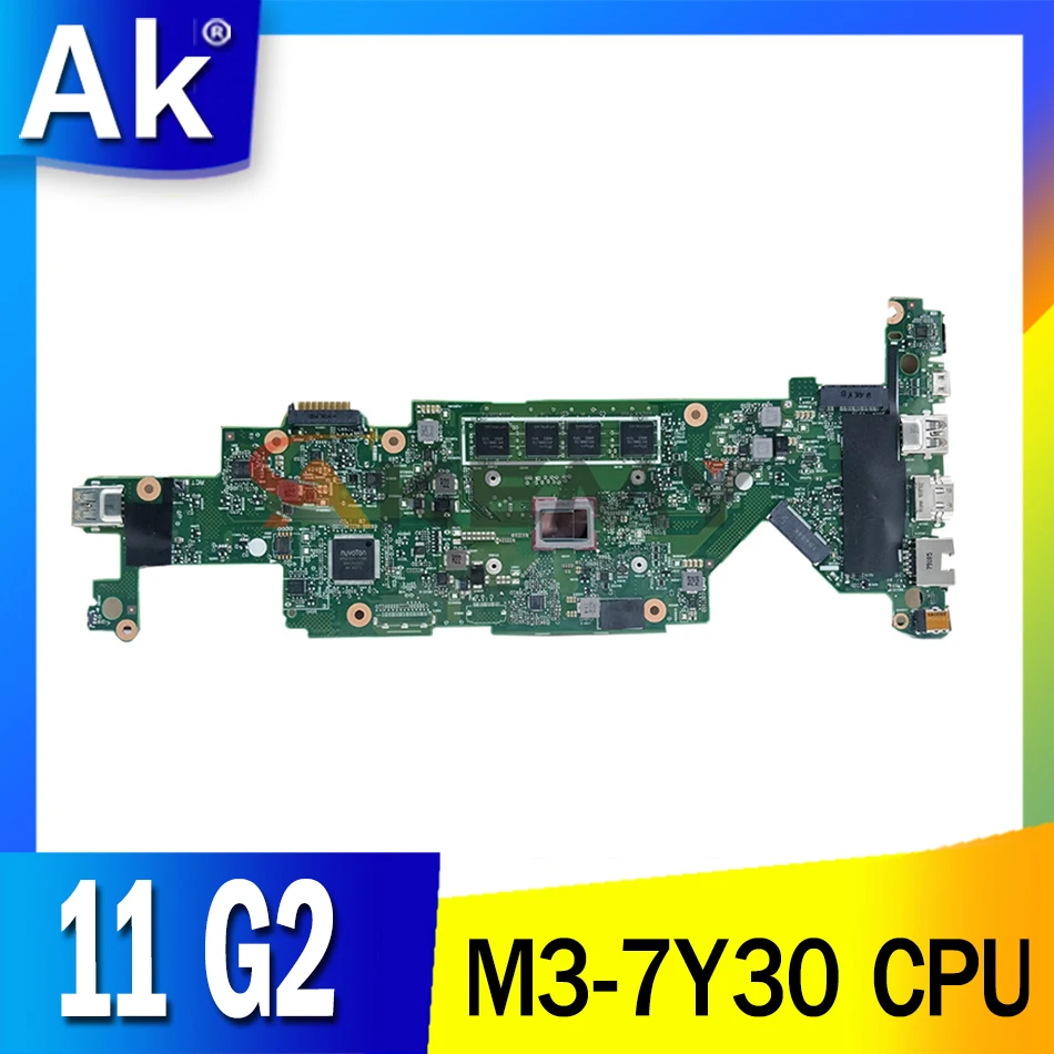 For HP 11 G2 Laptop Motherboard 932687-001 932687-501 932687-601 6050A2908801 with M3-7Y30 CPU 100% working
For HP 11 G2 Laptop Motherboard 932687-001 932687-501 932687-601 6050A2908801 with M3-7Y30 CPU 100% working
