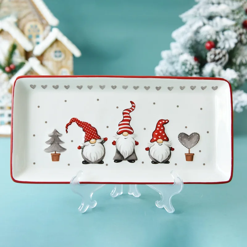 Creative Western Steak Dinner Plates Ceramic Flat Plate Kitchen Tableware Embossed Shallow Nordic Rectangular Christmas Gift
Creative Western Steak Dinner Plates Ceramic Flat Plate Kitchen Tableware Embossed Shallow Nordic Rectangular Christmas Gift