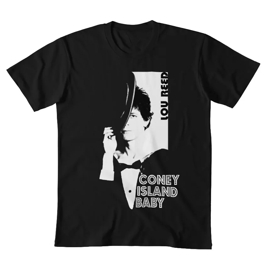 Lou Reed-Coney ostrov/футболка для малышей lou reed coney худи рок-ролл | Мужская одежда