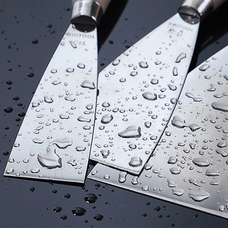 1/4pcs Putty Knife Scraper Blade Shovel Stainless Steel Wooden Handle Wall Paint Plastering Spatula Hand Tool 
1/4pcs Putty Knife Scraper Blade Shovel Stainless Steel Wooden Handle Wall Paint Plastering Spatula Hand Tool