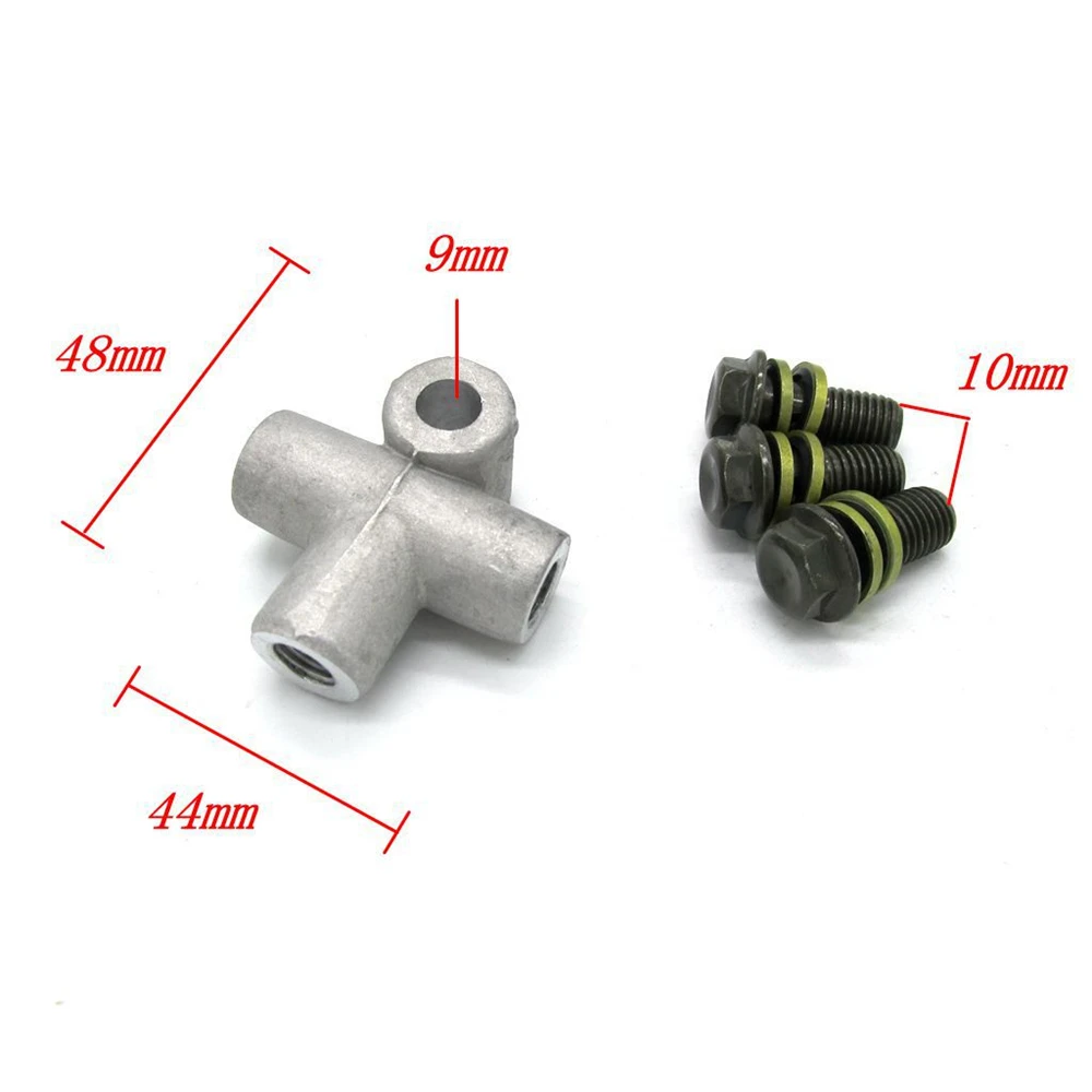 

10MM One-To-Three Universal Hydraulic Oil Pipe Interface Fittings Are Suitable For ATV Kart Brake Oil Pipe Three-Way Interface