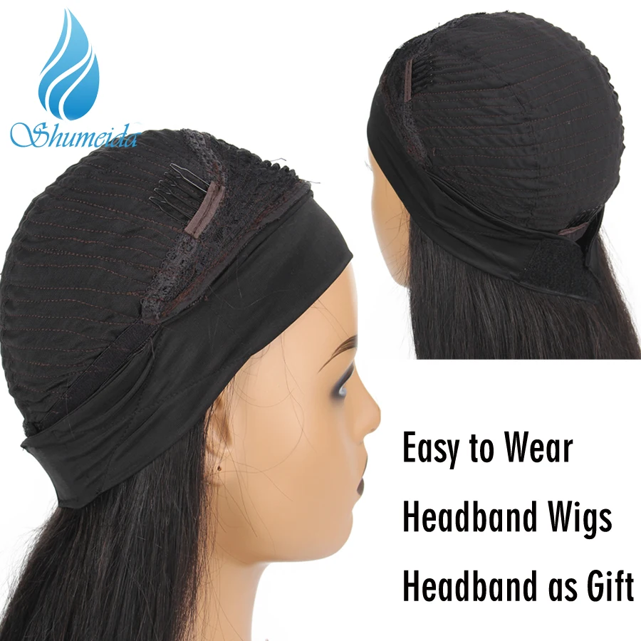 SMD Red Color HeadBand Wig Human Hair Brazilian Remy Hair Straight Short Bob Wigs with Baby Hair for Black Women
SMD Red Color HeadBand Wig Human Hair Brazilian Remy Hair Straight Short Bob Wigs with Baby Hair for Black Women