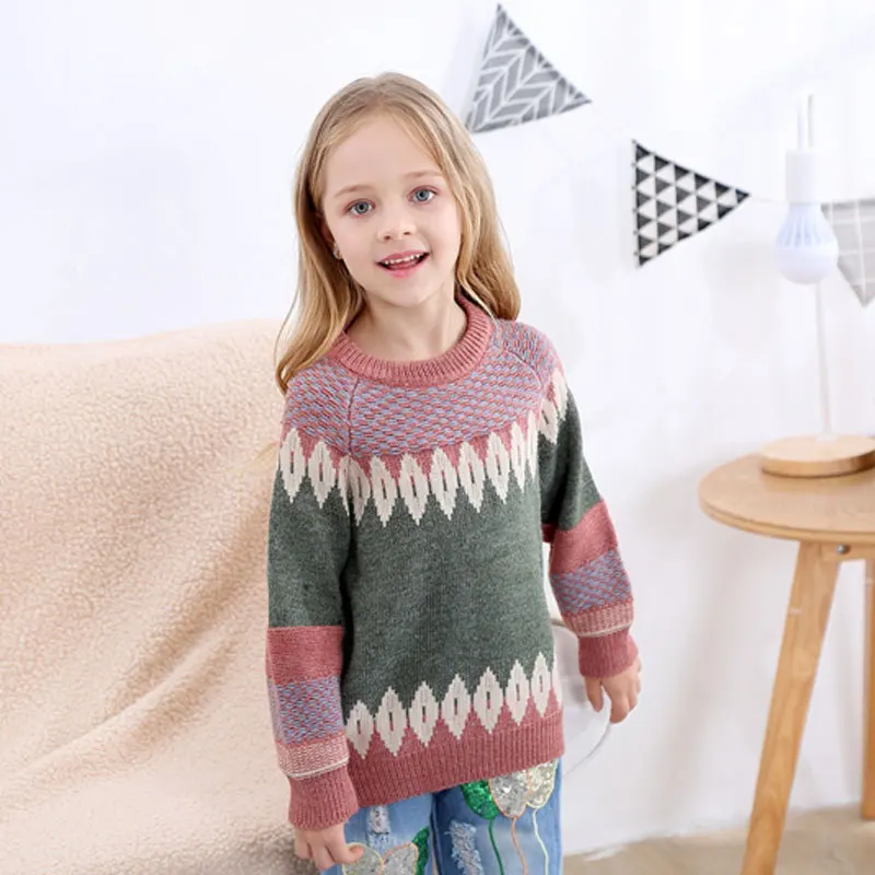 2020 autumn and winter sweater boys and girls knitwear children geometric pattern bottoming shirt 3-8 years old girls clothing
2020 autumn and winter sweater boys and girls knitwear children geometric pattern bottoming shirt 3-8 years old girls clothing