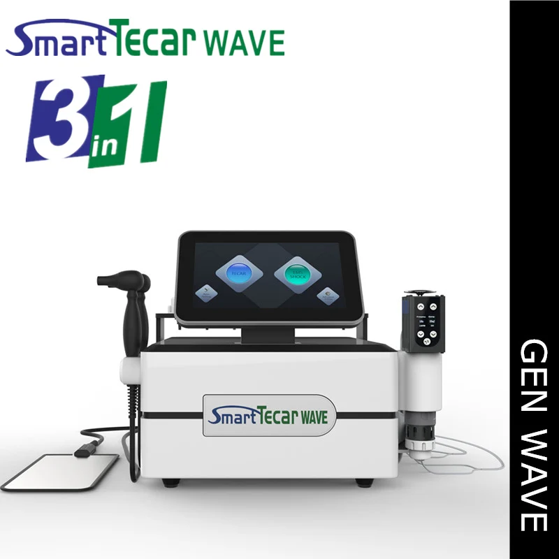 

3 in 1 Shock Wave Pain Relief+RET CET Smart Tecar+EMS Relief Shockwave Therapy Machine For Erectile Dysfunction