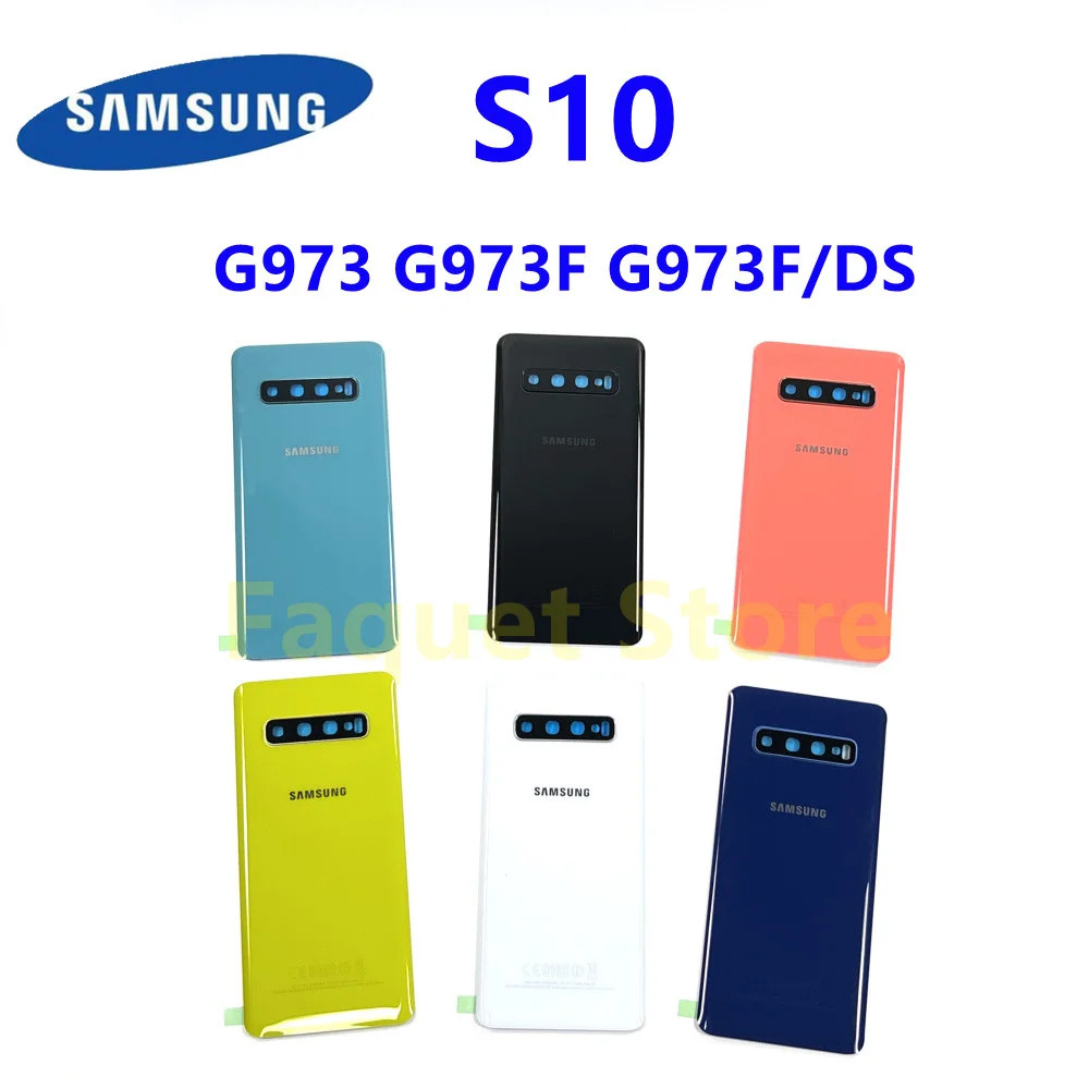 Замена заднего стекла для Samsung Galaxy S10 S10e Plus + Крышка батарейного отсека задний