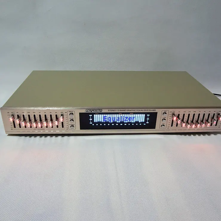 EQ 665 эквалайзер hifi Fever Home двухдиапазонный стерео регулировка высоких басов с Bluetooth
