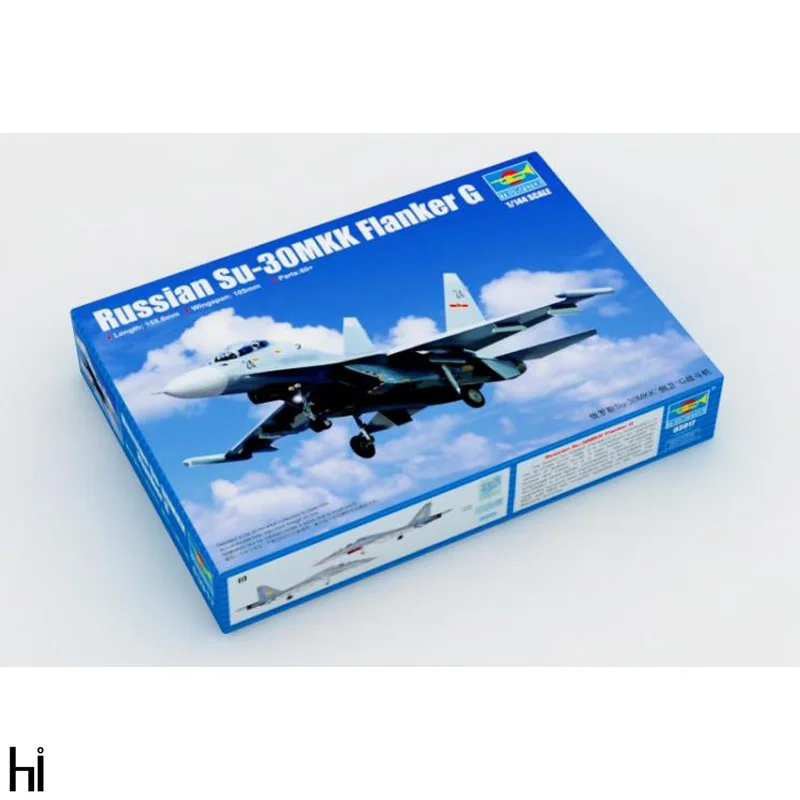 

Trumpeter 1/144 03917 Russian Su-30MKK Flanker-G Fighter Aircraft Military Plane Assembly Plastic Toy Model Building Kit