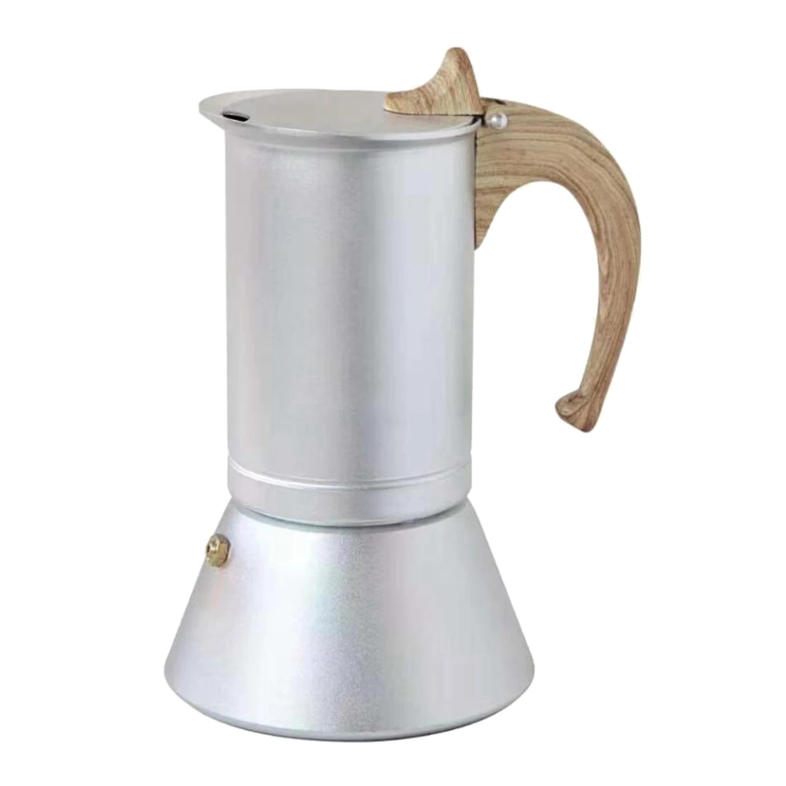 Stovetop Coffee Maker 150ml 3 Cups Aluminum Espresso Pot Coffee Maker Moka Pot with Stainless Steel Base
Stovetop Coffee Maker 150ml 3 Cups Aluminum Espresso Pot Coffee Maker Moka Pot with Stainless Steel Base