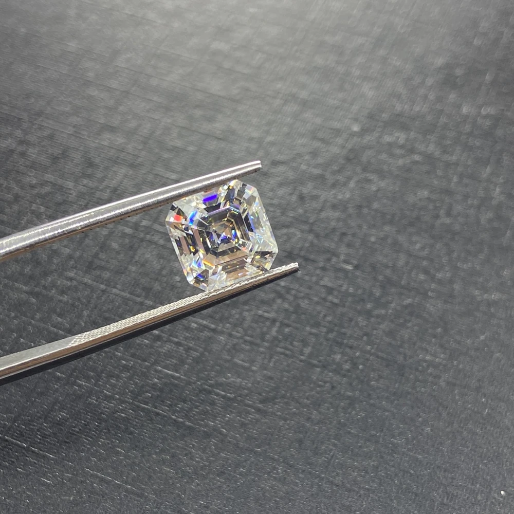 Ring DIY Gemstones 7x7mm 2cts VVS GH White Moissanite Diamonds Excellent Asscher Cut GRA Synthetic Stones
Ring DIY Gemstones 7x7mm 2cts VVS GH White Moissanite Diamonds Excellent Asscher Cut GRA Synthetic Stones