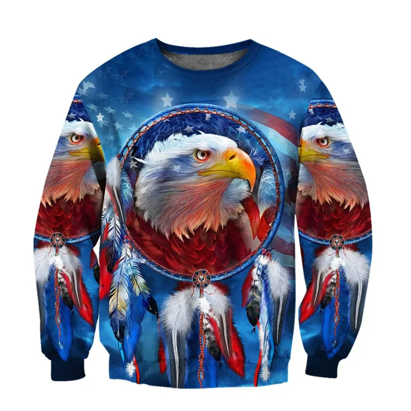 Latest 3D National Flag Eagle printing machine Hoodie zipper Pullover Sweatshirt casual Unisex jacket sportswear
Latest 3D National Flag Eagle printing machine Hoodie zipper Pullover Sweatshirt casual Unisex jacket sportswear