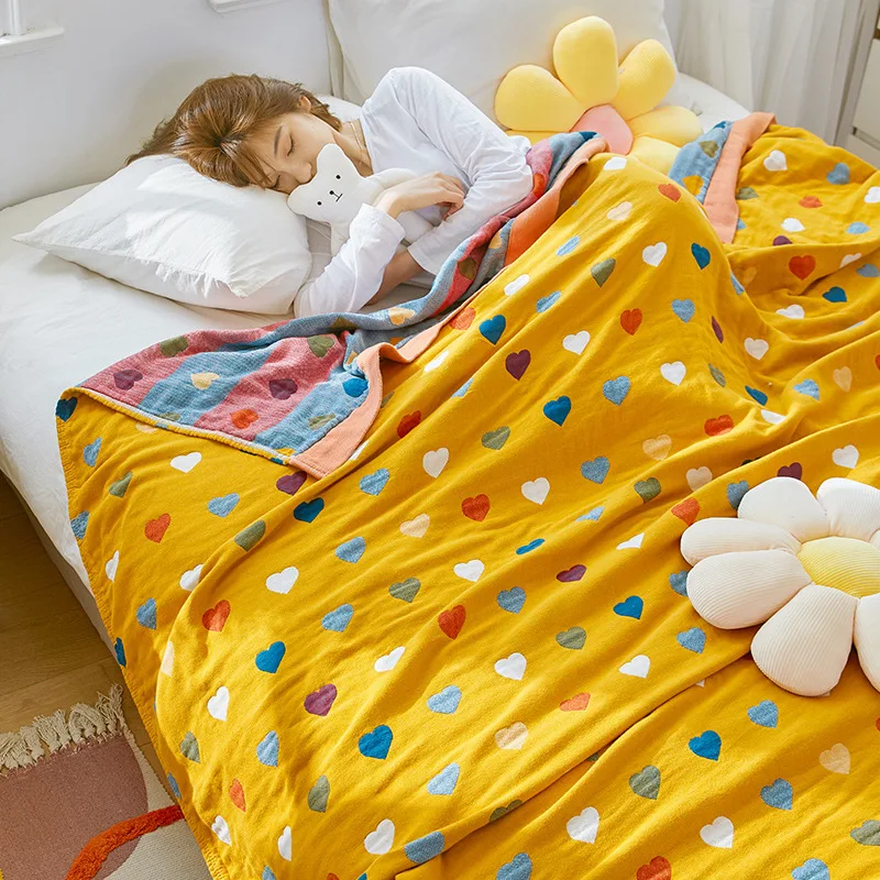 Cute Blanket Pure Cotton Lion Heart Printed Summer Kids Adult Office Home Sofa Cover Bedding Throw Soft Travel Breathable Quilt
Cute Blanket Pure Cotton Lion Heart Printed Summer Kids Adult Office Home Sofa Cover Bedding Throw Soft Travel Breathable Quilt