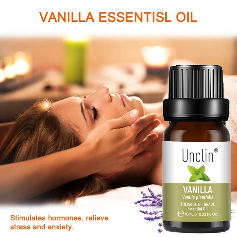 Massage Vanilla Essential Oil Relax Fragrance Aroma Oil Diffuser 10ml 
Massage Vanilla Essential Oil Relax Fragrance Aroma Oil Diffuser 10ml