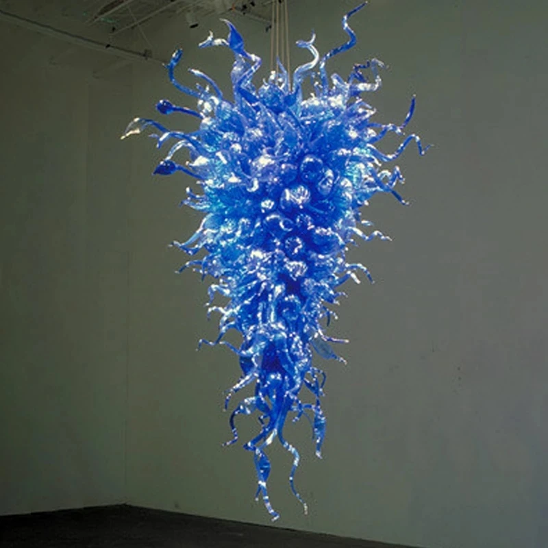 Large Blue Chandelier 60inch Light Europe Style New LED Hand Blown Glass Chandelier Light Fixtures for Home Hotel
Large Blue Chandelier 60inch Light Europe Style New LED Hand Blown Glass Chandelier Light Fixtures for Home Hotel