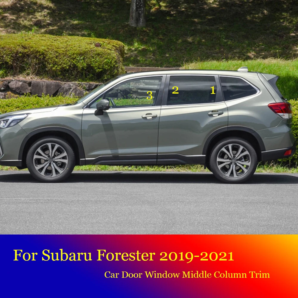 For Subaru Forester 2019 2020 2021 Car B C Pillar Middle Central Column PC Window Trim Decoration Strip Protection Sticker 6 PCS
For Subaru Forester 2019 2020 2021 Car B C Pillar Middle Central Column PC Window Trim Decoration Strip Protection Sticker 6 PCS