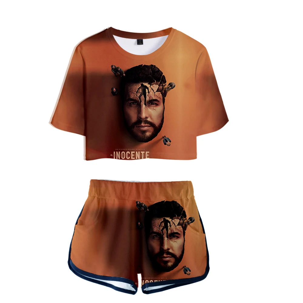 2021 New El inocente 3D Print Two Pieces Sets Women Casual T-Shirt+Shorts Clothes 1
2021 New El inocente 3D Print Two Pieces Sets Women Casual T-Shirt+Shorts Clothes 1