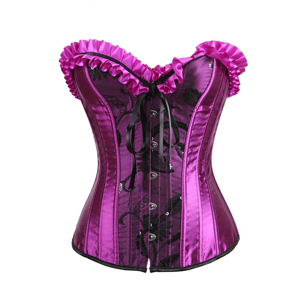 Corset Gothic Pleated Floral Lace Bowknot Korsage Plus Size Bustier My Best Friend Wedding Party Costume Clubwear Role-Playing
Corset Gothic Pleated Floral Lace Bowknot Korsage Plus Size Bustier My Best Friend Wedding Party Costume Clubwear Role-Playing