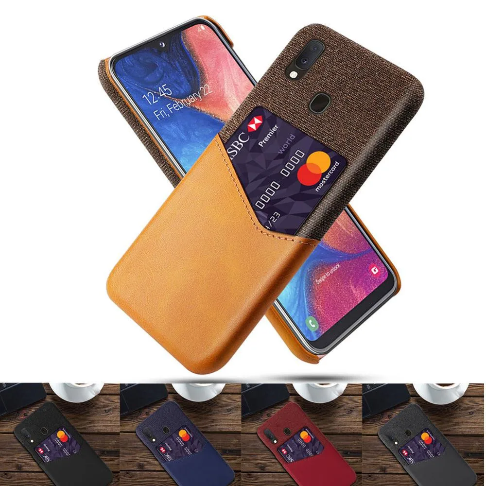 

Business Case For Samsung Galaxy A20E A80 A70 A60 A50 A10 A20 A30 A40 Card Slots Cover Cases For Samsung M10 M20 M30 A70 A50 A30