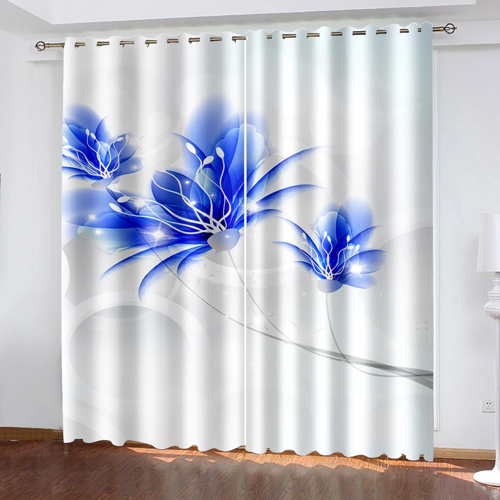 Floral Plant Printing Woven Curtains Bedroom Blackout Curtains Two Separate Curtains on The Left and Right
Floral Plant Printing Woven Curtains Bedroom Blackout Curtains Two Separate Curtains on The Left and Right