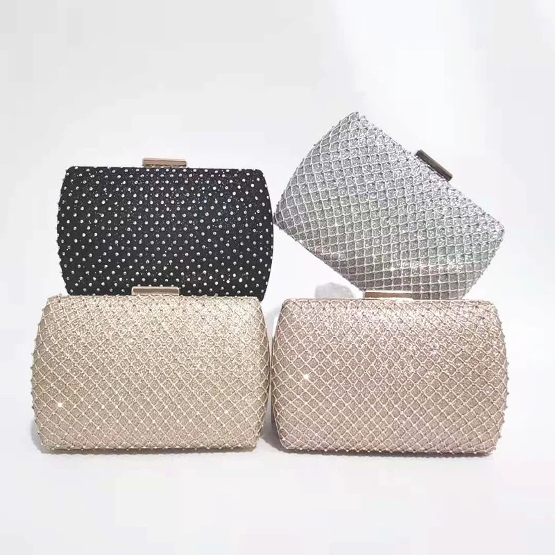 2021 New Mesh Women's Bag Diamond Inlaid Fashion Banquet Bag Oblique Span Single Shoulder Portable Fashion Bag
2021 New Mesh Women's Bag Diamond Inlaid Fashion Banquet Bag Oblique Span Single Shoulder Portable Fashion Bag