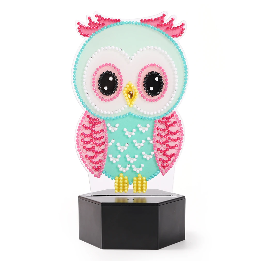 Diy Diamond Painted Led Light Lamp Special-Shaped Cartoon Owl Diamond Mosaic Cross Stitch Embroidery Diamond Artist Home Gift
Diy Diamond Painted Led Light Lamp Special-Shaped Cartoon Owl Diamond Mosaic Cross Stitch Embroidery Diamond Artist Home Gift