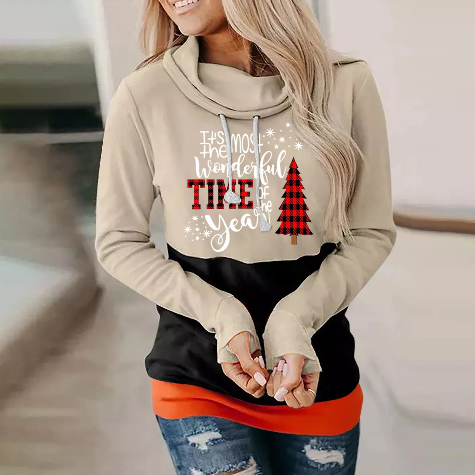 Women's Christmas Print Hoodies Long-sleeved Cotton Hooded Sweatshirt Sportswear Winter Casual Pullover Loose Jumper 2022
Women's Christmas Print Hoodies Long-sleeved Cotton Hooded Sweatshirt Sportswear Winter Casual Pullover Loose Jumper 2022