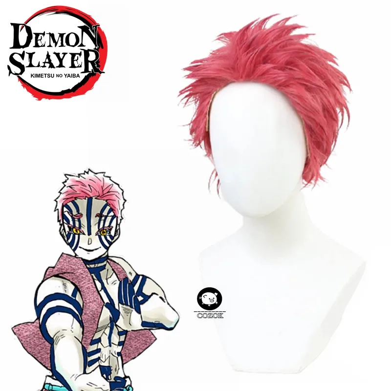 Anime Demon Slayer Kimetsu no Yaiba Komaji Akaza Red Short Wig Cosplay Costume Heat Resistant Synthetic Hair Men Women Wigs
Anime Demon Slayer Kimetsu no Yaiba Komaji Akaza Red Short Wig Cosplay Costume Heat Resistant Synthetic Hair Men Women Wigs