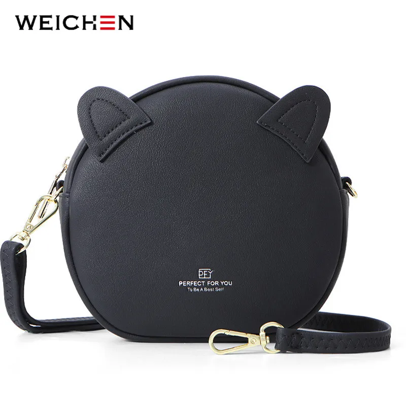 WEICHEN NEW Round Bags For Women 2020 Cute Ear Shape Designer Circular Shoulder Crossbody Messenger Bag Female Bolsos Ladies
WEICHEN NEW Round Bags For Women 2020 Cute Ear Shape Designer Circular Shoulder Crossbody Messenger Bag Female Bolsos Ladies