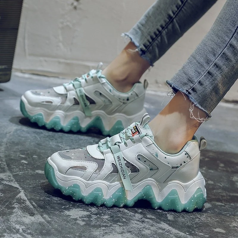 Rainbow Old Dad Shoes Women Ins Hot Sale Matching Color Trendy Shoes Women Breathable Mesh Thick-soled Large Size Women Sneakers
Rainbow Old Dad Shoes Women Ins Hot Sale Matching Color Trendy Shoes Women Breathable Mesh Thick-soled Large Size Women Sneakers