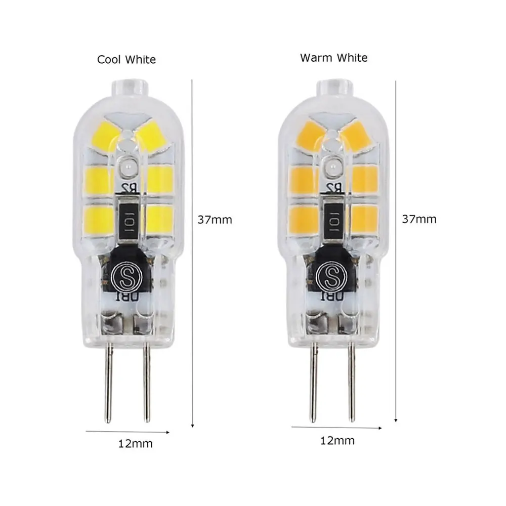 Светодиодная мини лампа G4 3 Вт SMD 2835 светодиодная 360 угол свечения сменные