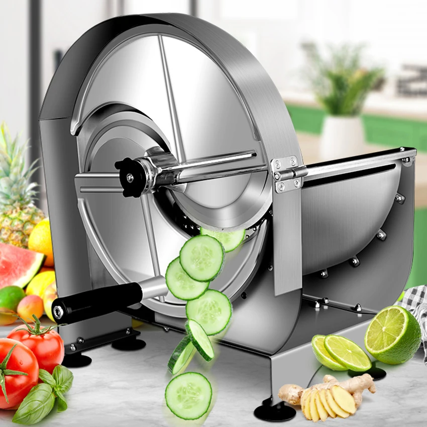 Multi-Function Meat Slicer Cutting Machine Manual Fruit And Vegetable Beef Slicer Cutter Meat Grinder Adjustable Slice Thickness
Multi-Function Meat Slicer Cutting Machine Manual Fruit And Vegetable Beef Slicer Cutter Meat Grinder Adjustable Slice Thickness