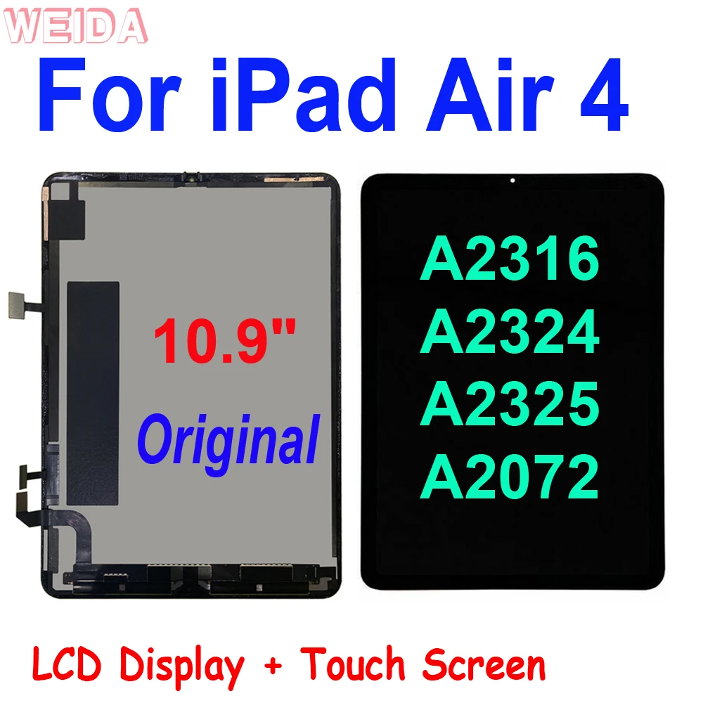 10,9 "для iPad Air 4 Air4 4th Gen 2020 A2316 A2324 A2325 A2072 ЖК-дисплей Дисплей кодирующий преобразователь сенсорного экрана в сборе для iPad Pro 10,9 ЖК-дисплей
10,9 "для iPad Air 4 Air4 4th Gen 2020 A2316 A2324 A2325 A2072 ЖК-дисплей Дисплей кодирующий преобразователь сенсорного экрана в сборе для iPad Pro 10,9 ЖК-дисплей