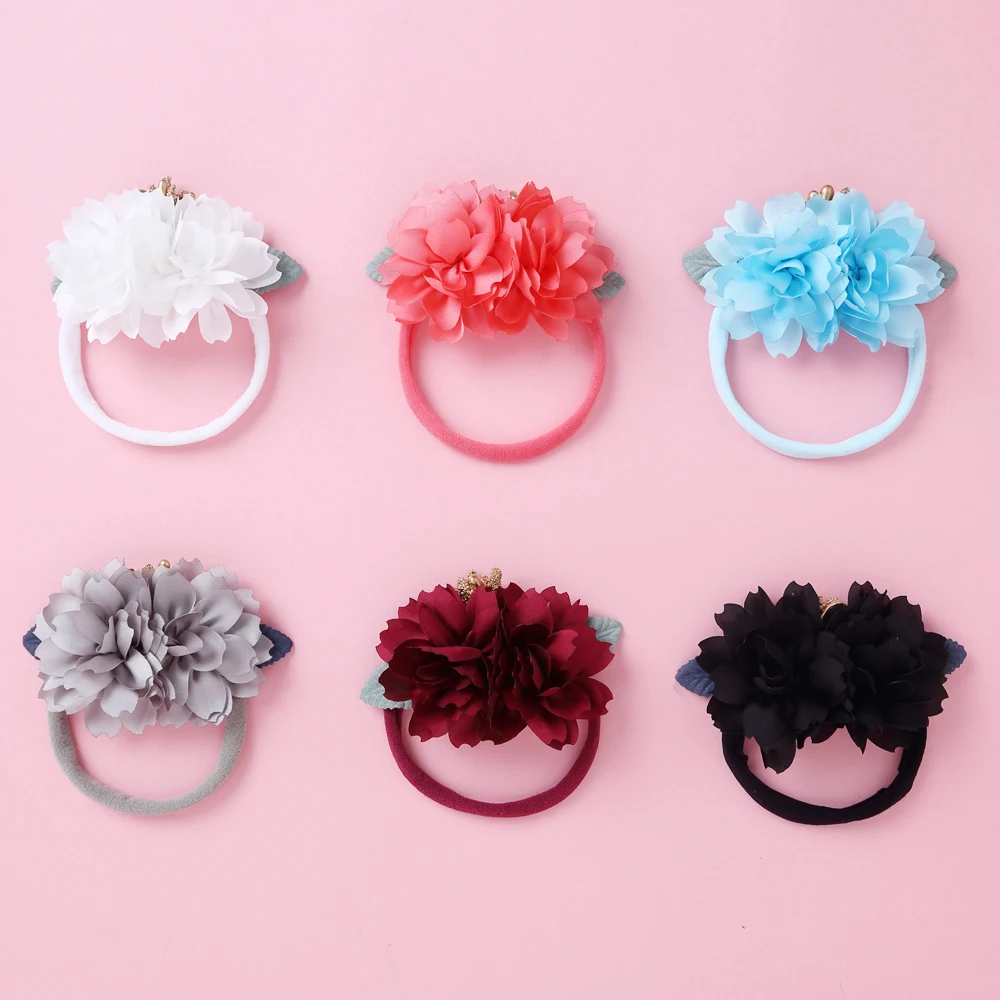 6 Colors Baby Headband Rose Hair Band Children Chiffon Flower Elastic Hair Hoop Rhinestone Headbands Girls Baby Hair Accessories
6 Colors Baby Headband Rose Hair Band Children Chiffon Flower Elastic Hair Hoop Rhinestone Headbands Girls Baby Hair Accessories