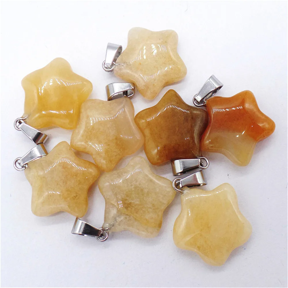 50Pcs 20x7mm Wholesale Natural Yellow Aventurine Pentagram Pendant Bead DIY Earrings Jewelry Accessories S631
50Pcs 20x7mm Wholesale Natural Yellow Aventurine Pentagram Pendant Bead DIY Earrings Jewelry Accessories S631