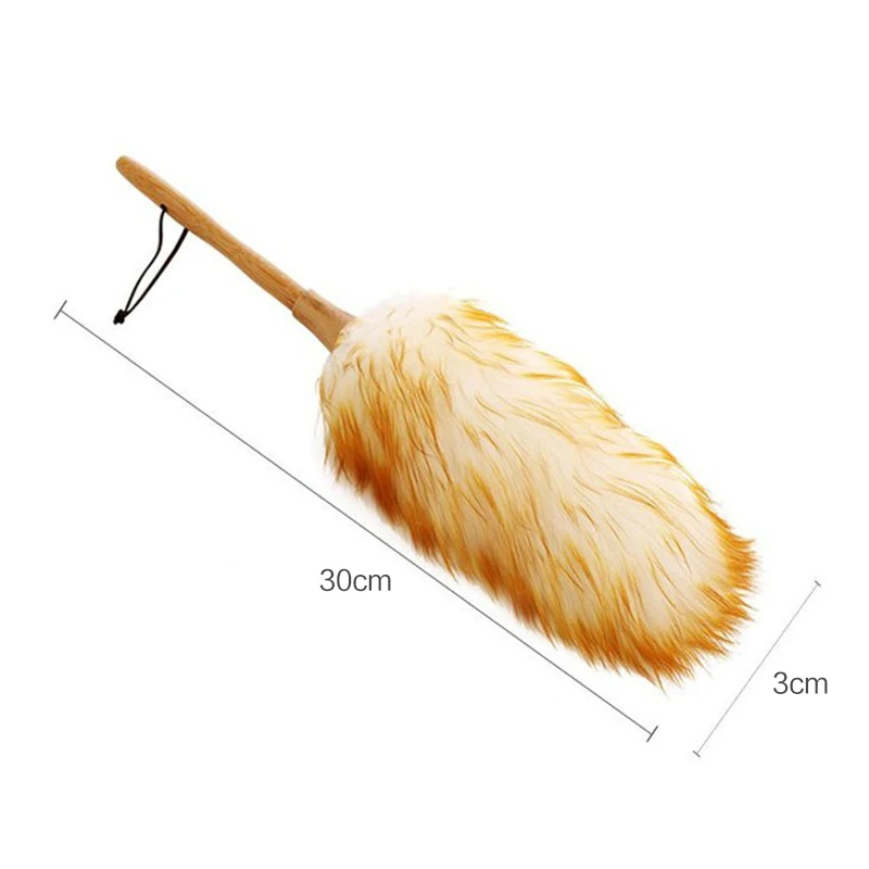 1PC Lambswool Duster Wood Handle Dust Sweeping Brush Non-static Cleaning Wiper Long Soft Brush With Hanging Rope Home Car Tools
1PC Lambswool Duster Wood Handle Dust Sweeping Brush Non-static Cleaning Wiper Long Soft Brush With Hanging Rope Home Car Tools