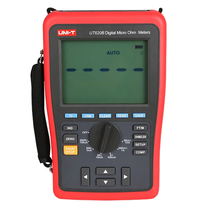 UNI-T UT620B Digital Micro Resistance Meter Tester Ohmmeter Milliohmmeter with Accuracy of 0.25% and Resolution of 0.001mOhm
UNI-T UT620B Digital Micro Resistance Meter Tester Ohmmeter Milliohmmeter with Accuracy of 0.25% and Resolution of 0.001mOhm